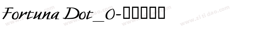 Fortuna Dot_0字体转换